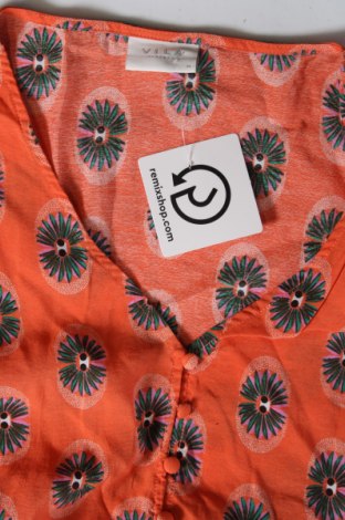 Γυναικεία μπλούζα VILA, Μέγεθος M, Χρώμα Πορτοκαλί, Τιμή 5,52 €