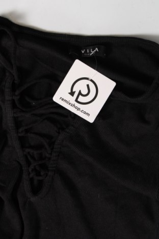 Дамска блуза VILA, Размер M, Цвят Черен, Цена 4,60 лв.