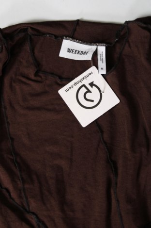 Damen Shirt Weekday, Größe M, Farbe Braun, Preis € 10,23