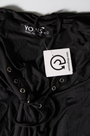 Bluză de femei Yoins, Mărime L, Culoare Negru, Preț 21,88 Lei