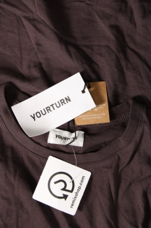 Γυναικεία μπλούζα Your Turn, Μέγεθος L, Χρώμα Καφέ, Τιμή 5,95 €