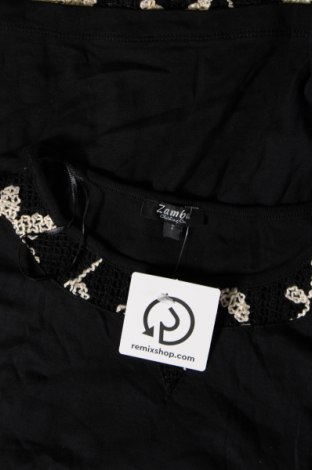 Γυναικεία μπλούζα Zamba, Μέγεθος S, Χρώμα Μαύρο, Τιμή 1,76 €
