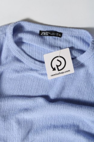 Γυναικεία μπλούζα Zara, Μέγεθος L, Χρώμα Μπλέ, Τιμή 16,70 €