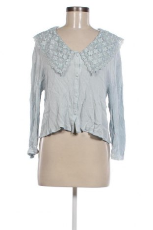 Дамска блуза Zara, Размер L, Цвят Син, Цена 25,39 лв.