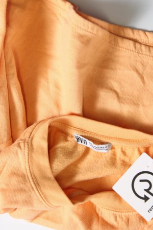 Дамска блуза Zara, Размер L, Цвят Оранжев, Цена 4,05 лв.