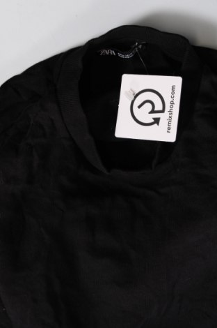 Дамска блуза Zara, Размер M, Цвят Черен, Цена 27,00 лв.