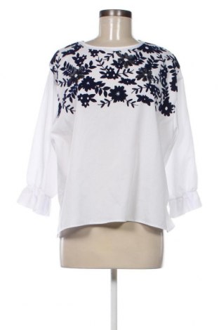 Γυναικεία μπλούζα Zara, Μέγεθος L, Χρώμα Λευκό, Τιμή 24,30 €
