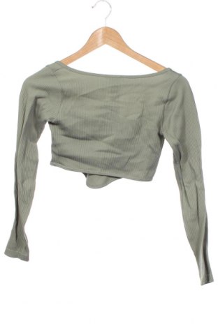 Γυναικεία μπλούζα Zara, Μέγεθος XS, Χρώμα Πράσινο, Τιμή 8,40 €
