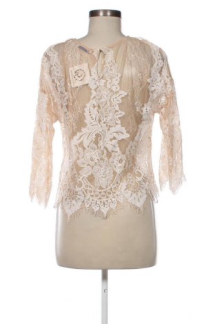 Γυναικεία μπλούζα Zara, Μέγεθος L, Χρώμα  Μπέζ, Τιμή 13,81 €