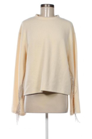 Дамска блуза Zara, Размер L, Цвят Екрю, Цена 27,37 лв.