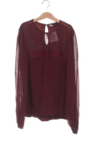 Дамска блуза Zara, Размер XS, Цвят Червен, Цена 12,15 лв.