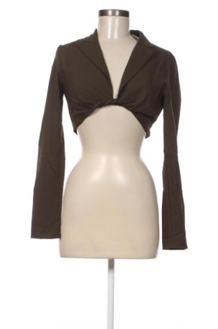 Дамска блуза Zara, Размер S, Цвят Зелен, Цена 13,50 лв.