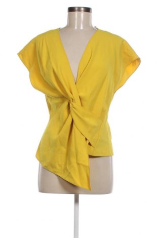 Дамска блуза Zara, Размер M, Цвят Жълт, Цена 12,00 лв.