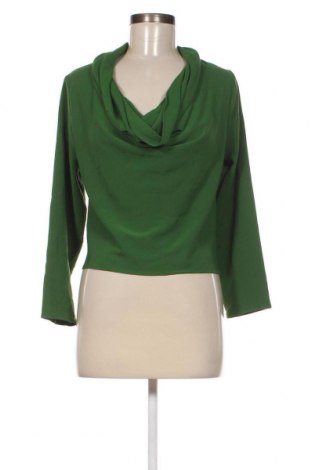 Дамска блуза Zara, Размер XS, Цвят Зелен, Цена 27,00 лв.