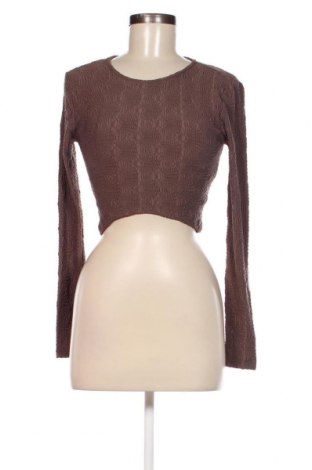 Дамска блуза Zara, Размер M, Цвят Кафяв, Цена 8,10 лв.