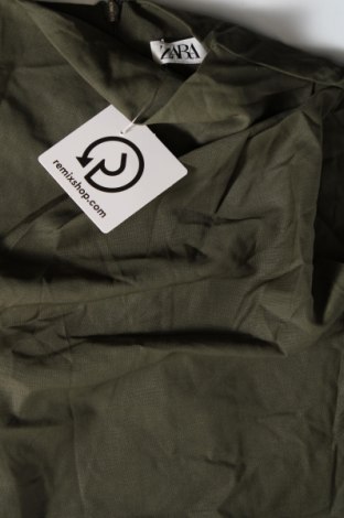 Дамска блуза Zara, Размер XS, Цвят Зелен, Цена 27,00 лв.