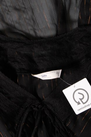 Дамска блуза Zara, Размер S, Цвят Черен, Цена 15,00 лв.