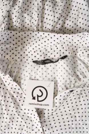 Дамска блуза Zara Trafaluc, Размер M, Цвят Бял, Цена 6,00 лв.
