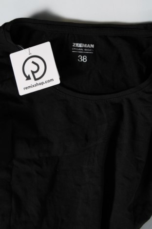 Γυναικεία μπλούζα Zeeman, Μέγεθος M, Χρώμα Μαύρο, Τιμή 2,23 €