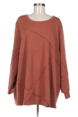 Γυναικεία μπλούζα Zizzi, Μέγεθος 5XL, Χρώμα Πορτοκαλί, Τιμή 24,12 €