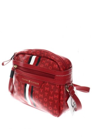 Дамска чанта Tommy Hilfiger, Цвят Червен, Цена 189,05 лв.