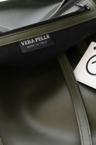 Γυναικεία τσάντα Vera Pelle, Χρώμα Πράσινο, Τιμή 9,72 €