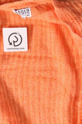 Damen Strickjacke, Größe XS, Farbe Orange, Preis € 11,10