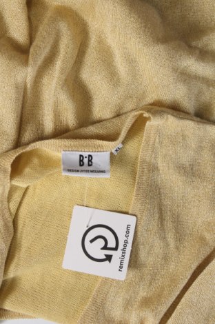 Γυναικεία ζακέτα B.B Design Jytte Meilvang, Μέγεθος XL, Χρώμα Κίτρινο, Τιμή 7,93 €