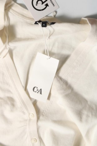 Γυναικεία ζακέτα C&A, Μέγεθος XL, Χρώμα Λευκό, Τιμή 23,71 €