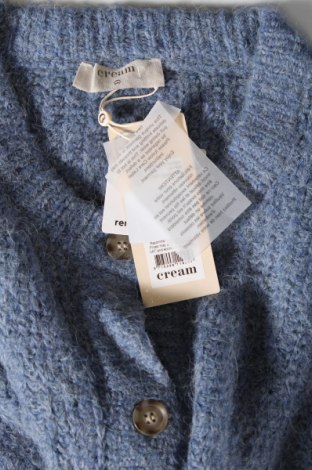 Damen Strickjacke Cream, Größe S, Farbe Blau, Preis 43,30 €