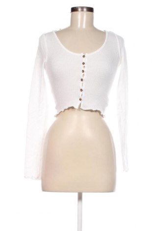 Damen Strickjacke H&M Divided, Größe XS, Farbe Weiß, Preis 9,08 €