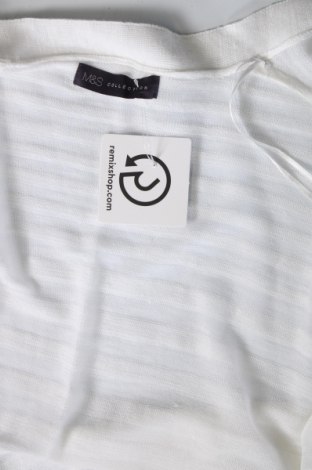Damen Strickjacke Marks & Spencer, Größe M, Farbe Weiß, Preis 13,82 €