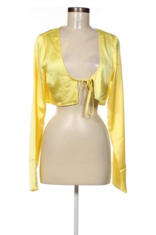 Damen Strickjacke NA-KD, Größe M, Farbe Gelb, Preis € 10,07