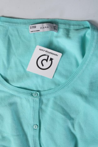 Damen Strickjacke Zara, Größe L, Farbe Blau, Preis € 12,00