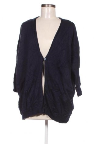 Cardigan de damă Zara Knitwear, Mărime L, Culoare Albastru, Preț 35,53 Lei