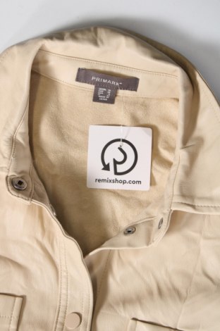 Дамска кожена риза Primark, Размер M, Цвят Екрю, Цена 25,00 лв.