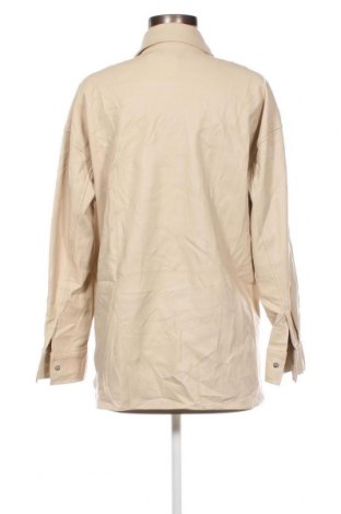 Γυναικείο δερμάτινο πουκάμισο Primark, Μέγεθος M, Χρώμα Εκρού, Τιμή 15,46 €