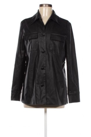 Damen Lederhemd Reserved, Größe M, Farbe Schwarz, Preis € 7,41