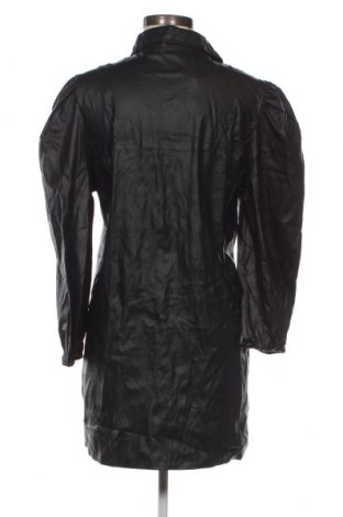 Γυναικείο δερμάτινο πουκάμισο Shk, Μέγεθος L, Χρώμα Μαύρο, Τιμή 15,46 €