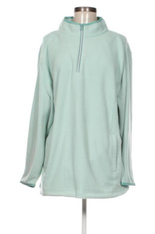 Γυναικεία μπλούζα fleece, Μέγεθος 3XL, Χρώμα Πράσινο, Τιμή 14,23 €