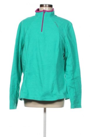 Γυναικεία μπλούζα fleece Decathlon, Μέγεθος M, Χρώμα Πράσινο, Τιμή 14,23 €