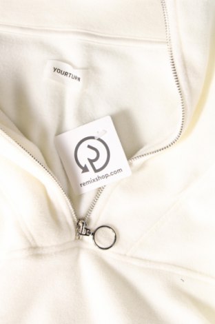 Γυναικεία μπλούζα fleece Your Turn, Μέγεθος M, Χρώμα Λευκό, Τιμή 5,95 €
