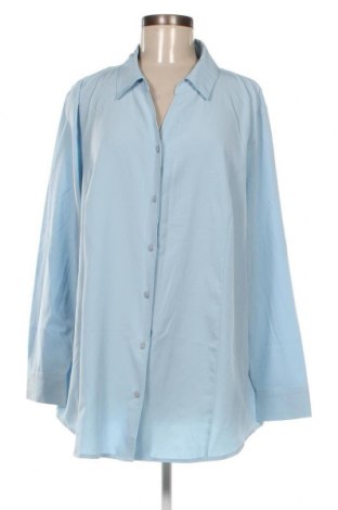 Γυναικείο πουκάμισο, Μέγεθος 3XL, Χρώμα Μπλέ, Τιμή 7,67 €