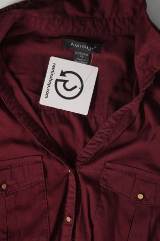 Γυναικείο πουκάμισο Amisu, Μέγεθος XS, Χρώμα Κόκκινο, Τιμή 6,63 €