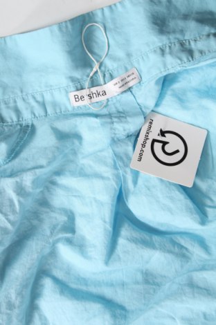 Дамска риза Bershka, Размер S, Цвят Син, Цена 25,00 лв.