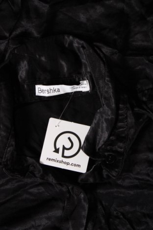 Γυναικείο πουκάμισο Bershka, Μέγεθος XS, Χρώμα Μαύρο, Τιμή 4,02 €