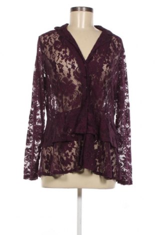 Γυναικείο πουκάμισο Bpc Bonprix Collection, Μέγεθος L, Χρώμα Βιολετί, Τιμή 7,70 €