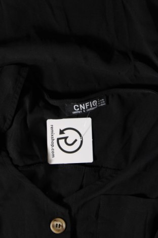 Γυναικείο πουκάμισο Cnfio, Μέγεθος M, Χρώμα Μαύρο, Τιμή 3,46 €