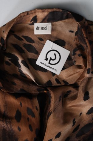 Γυναικείο πουκάμισο Delmod, Μέγεθος L, Χρώμα Πολύχρωμο, Τιμή 6,63 €