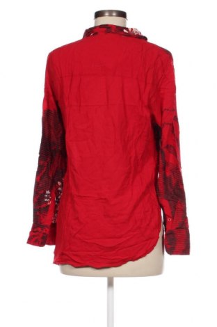 Дамска риза Desigual, Размер L, Цвят Червен, Цена 48,00 лв.